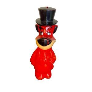 Vintage 1960’s Hanna-Barbera Huckleberry Hound Bubble Bath Coin Bank